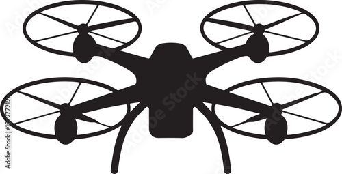 Quadcopter Drone Silhouette Design"

"Flying Drone with Camera Vector"

"Modern Tech Drone Icon Clipart"

"Remote-Control Drone in Sky"

"Futuristic Drone Top View Silhouette"

