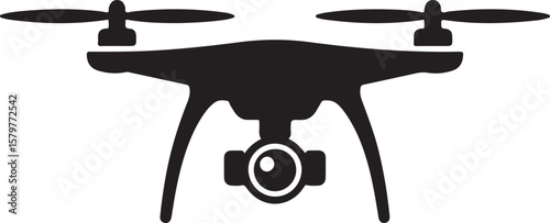 Quadcopter Drone Silhouette Design"

"Flying Drone with Camera Vector"

"Modern Tech Drone Icon Clipart"

"Remote-Control Drone in Sky"

"Futuristic Drone Top View Silhouette"

