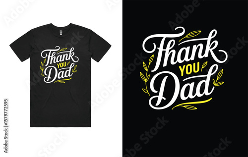 Thank You Dad T-Shirt Design