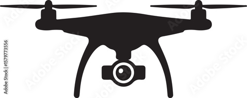 Quadcopter Drone Silhouette Design"

"Flying Drone with Camera Vector"

"Modern Tech Drone Icon Clipart"

"Remote-Control Drone in Sky"

"Futuristic Drone Top View Silhouette"


