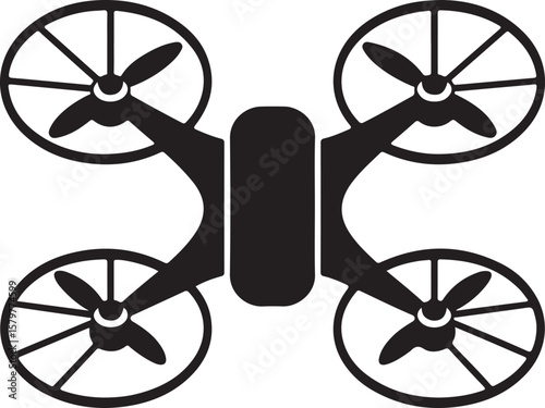 Quadcopter Drone Silhouette Design"

"Flying Drone with Camera Vector"

"Modern Tech Drone Icon Clipart"

"Remote-Control Drone in Sky"

"Futuristic Drone Top View Silhouette"

