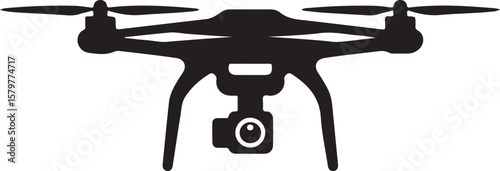 Quadcopter Drone Silhouette Design"

"Flying Drone with Camera Vector"

"Modern Tech Drone Icon Clipart"

"Remote-Control Drone in Sky"

"Futuristic Drone Top View Silhouette"


