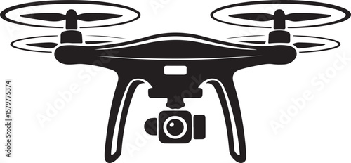 Quadcopter Drone Silhouette Design"

"Flying Drone with Camera Vector"

"Modern Tech Drone Icon Clipart"

"Remote-Control Drone in Sky"

"Futuristic Drone Top View Silhouette"

