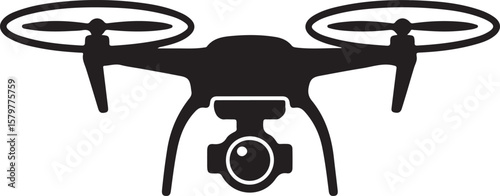 Quadcopter Drone Silhouette Design"

"Flying Drone with Camera Vector"

"Modern Tech Drone Icon Clipart"

"Remote-Control Drone in Sky"

"Futuristic Drone Top View Silhouette"


