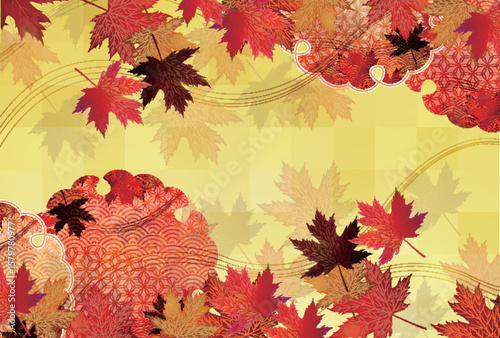 紅葉　もみじ　秋　背景	