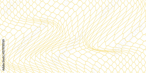 Mesh texture for fishing nets gold color gradient