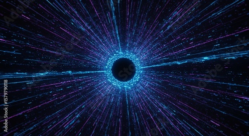 Abstract technology tunnel design