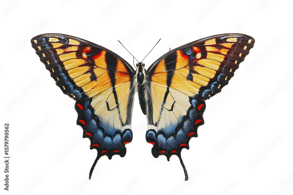 Naklejka premium Vibrant Butterfly Close-Up