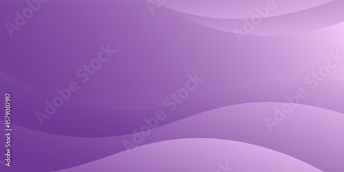 Purple background with smooth gradient, curved lines border. Modern business background. Purple color enhances the background's elegance, vector illustration