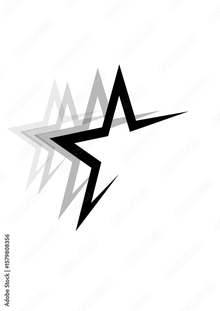 vector illustration of a star vector illustration of a star