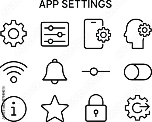 Software Bug Magnifying Glass Search Icon in Outline Style for Application Development and Testing