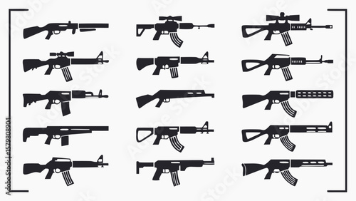 Assorted firearms weapon collection rifle shotgun