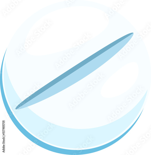 Medical cartoon font drug pill letter O. Medicine cartoon typeset symbol, healthcare isolated vector kids ABC font letter. Medical English alphabet typeface sign or hospital type element