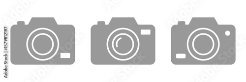 camera icon vector illustration on white background eps 10.