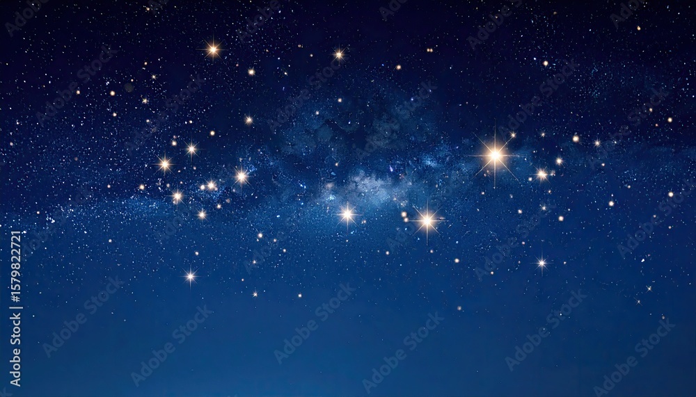 Fototapeta premium Starry night sky (5)