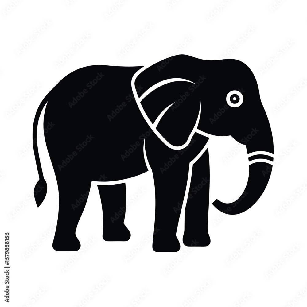 Obraz premium elephant-icon-vector-illustration-include-after-on.eps