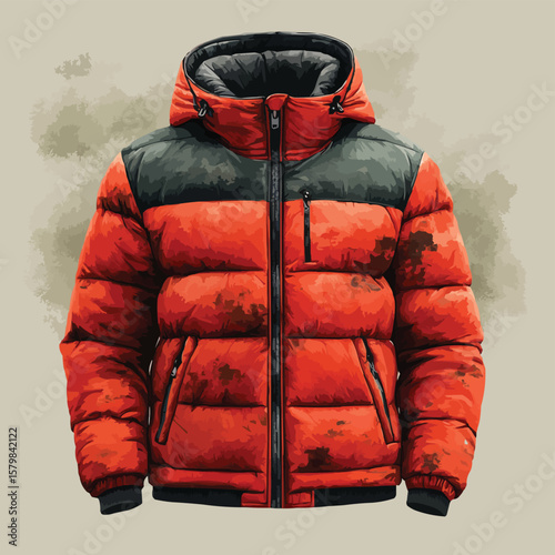 Warm Insulated Jacket with Cozy, Textured Design