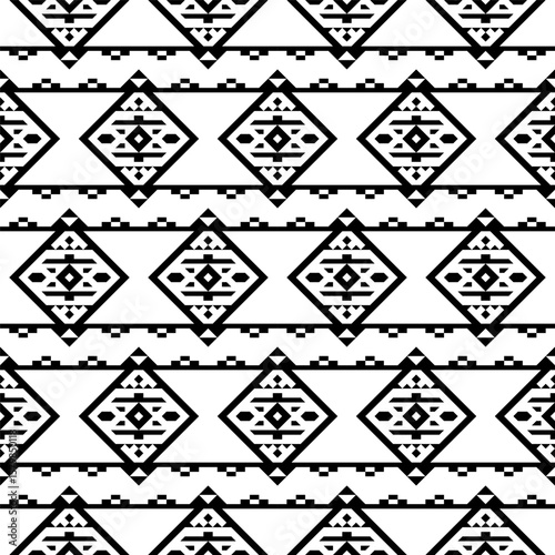 abstract geometric ethnic pattern design. ethnic seamless pattern. Ethnic pattern design for fabric and other.