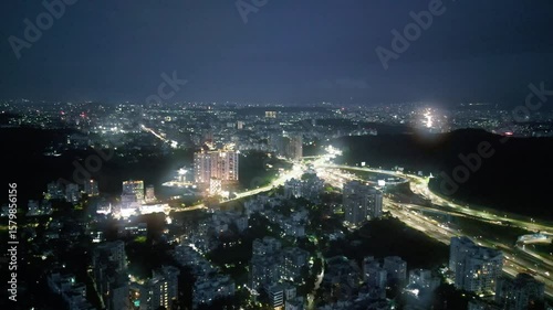 Wallpaper Mural India cinematic drone shot 4k, IT and software park Torontodigital.ca
