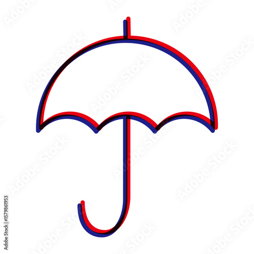 傘  雨 アイコン ピクト ピクトグラム