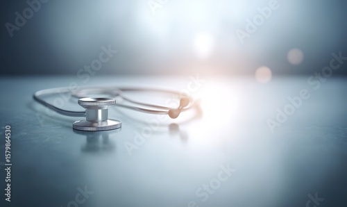 Wallpaper Mural Stethoscope on a clean surface illuminated Torontodigital.ca