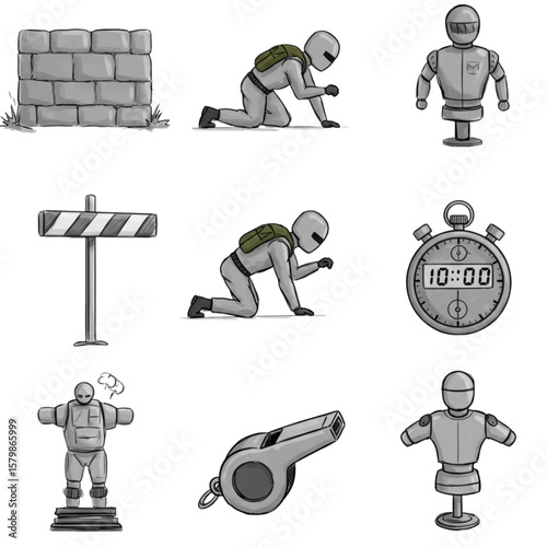 Soldier Training Icons