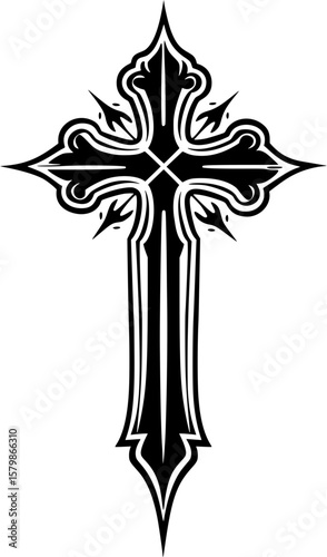 Antique Cross SVG Symbol