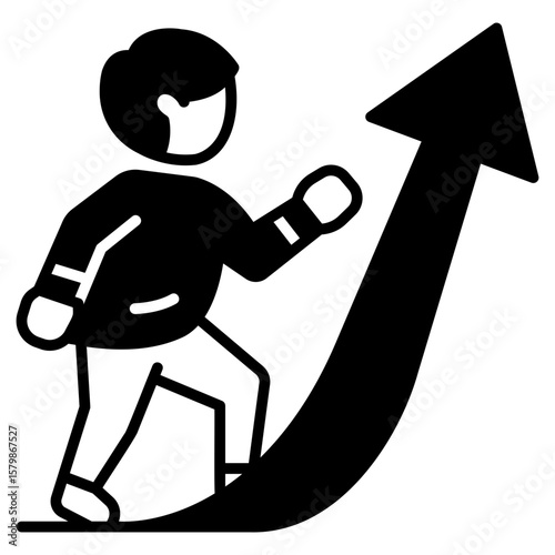 HR Candidate Selection Black FIll Icon