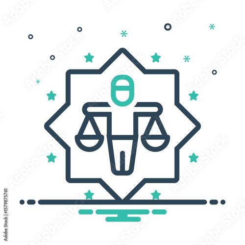 Mix icon for ethical