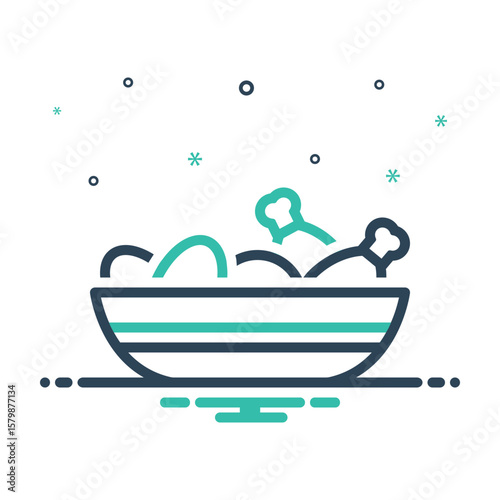 Mix icon for dishes