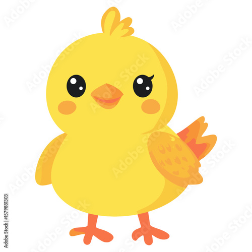 Easter chick illustration chicken animal vector