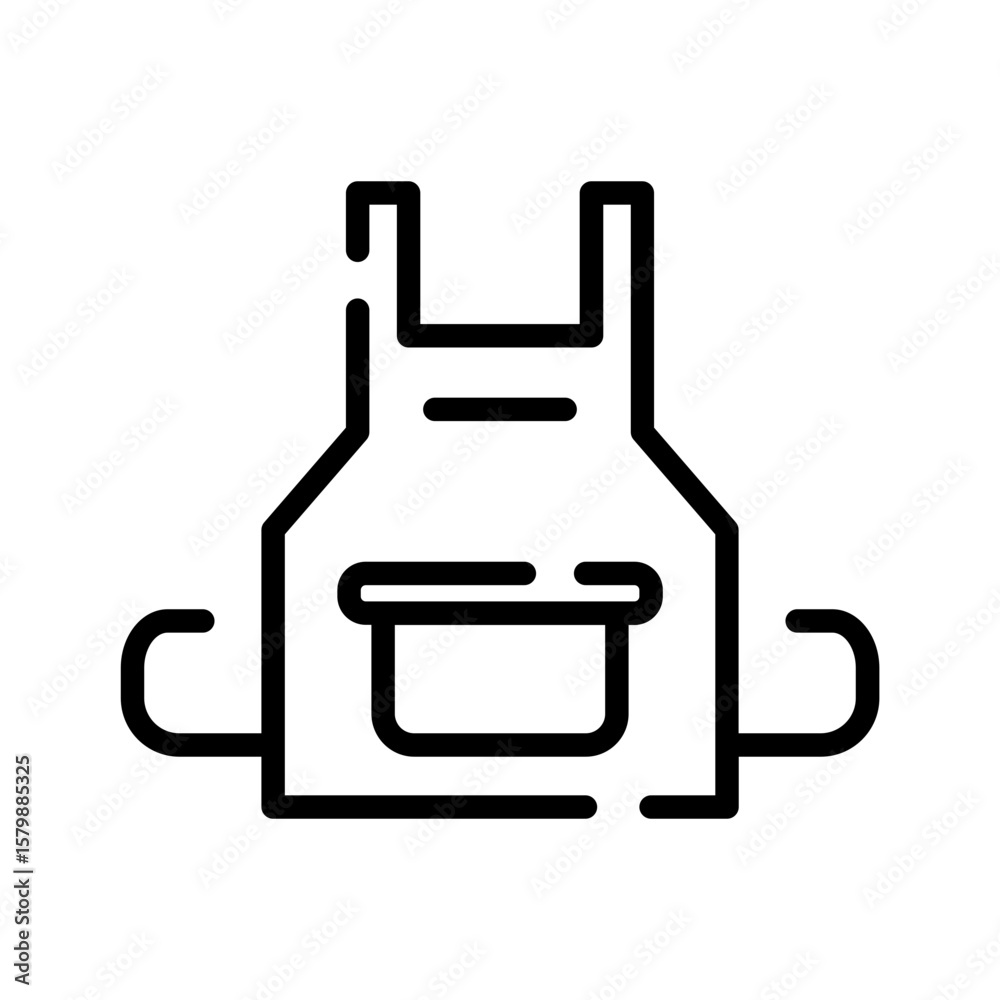 Obraz premium Apron icon