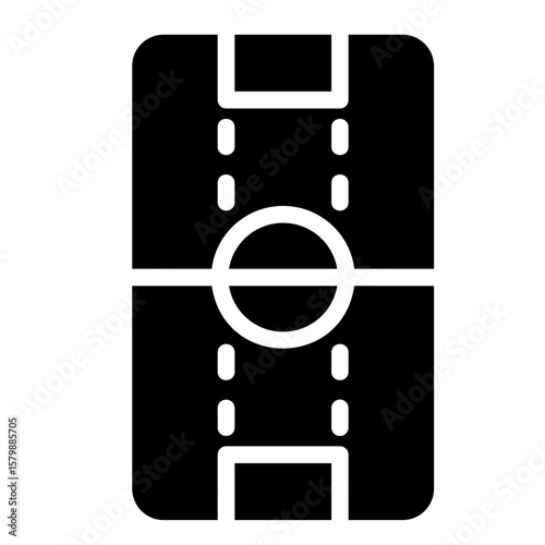 soccer field Solid icon