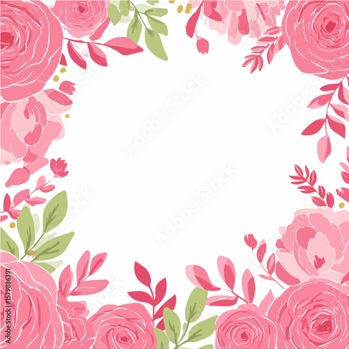 Plant leaves and flower textures, exquisite vector floral patterns.	