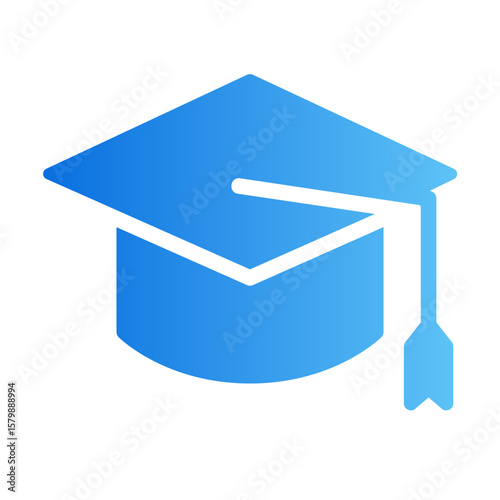 graduation cap Gradient icon