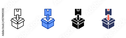 Put Away icon sheet multiple style collection