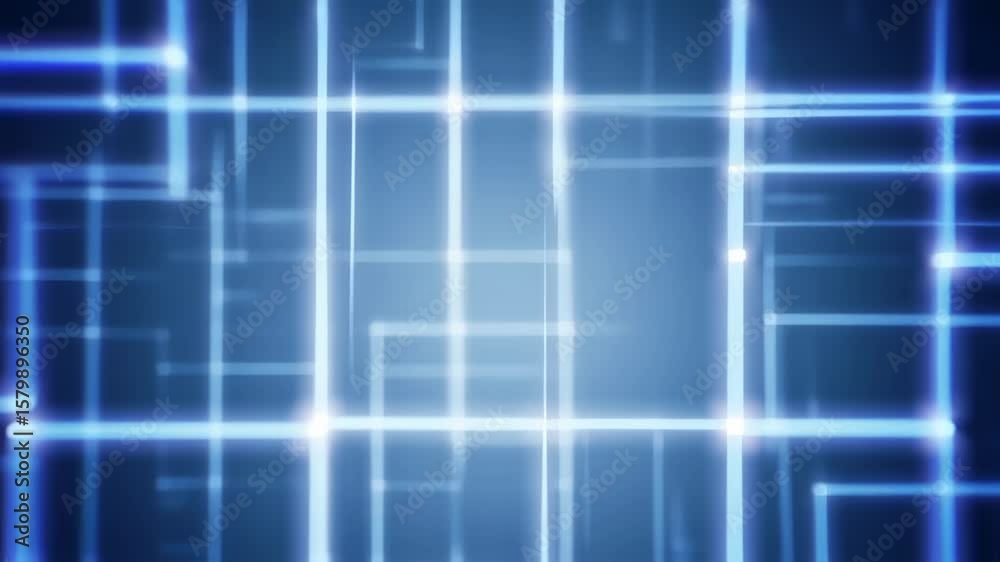 Futuristic network grid background with glowing blue lines and geometric shapes Futuristic network grid background with glowing blue lines and geometric shapes