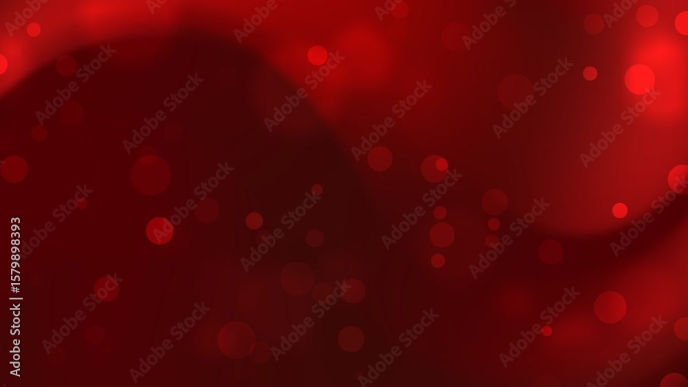 Warm and Dreamy red bokeh background animation, perfect for Valentine's Day, Christmas, romantic videos, holiday celebrations, or elegant parties.
