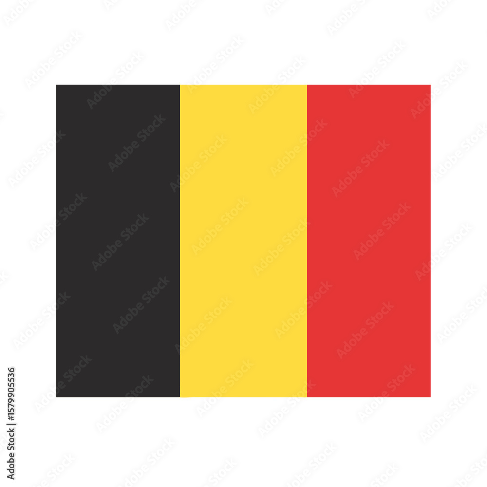 Fototapeta premium belgium flag icon