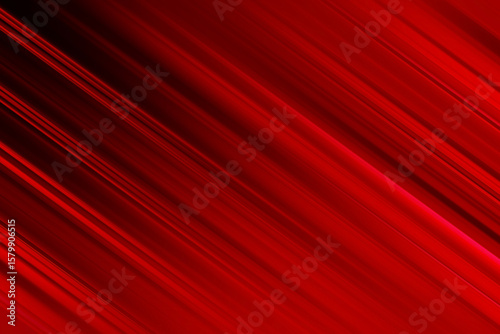 A blurred abstract background features a gradation of strawberry red shades. The scene comprises a wall and floor with subtle variations in light and shadow