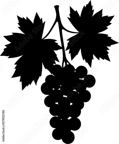 bunch of grapes, grape, fruit, vine, leaf, bunch, grapes, food, wine, berry, vector, ripe, plant, illustration, branch, nature, grapevine, autumn, green, sweet, agriculture, fresh, harvest, juicy, hea