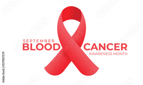 Blood Cancer Awareness Month. background, banner, card, poster, template. Vector illustration.
