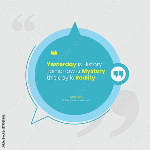 Set Bubble testimonial banner, quote, infographic. Social media post template designs for quotes. Empty speech bubbles, quote bubbles and text box