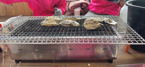 Japanese oyster huts