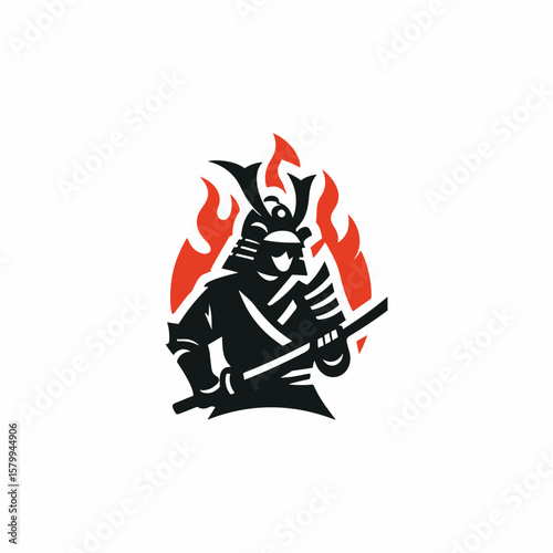 Samurai fire logo