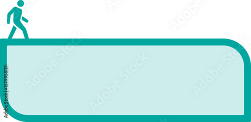 Vector illustration of a name card