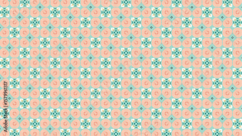  Seamless pattern Vector illustration great for fabric and textile.