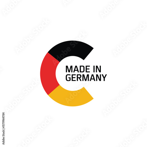 Made in germany labels made in germany stamp sticker with german flag german made stickers
