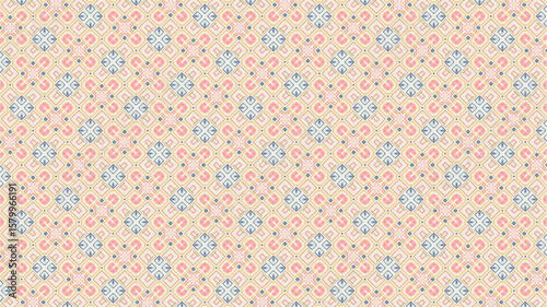  Seamless pattern Vector illustration great for fabric and textile.