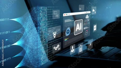 Big data and AI technology, Business intelligence and AI data science, Automating data processing, Machine learning and business intelligence, AI-driven data processing, KPI performance monitoring.